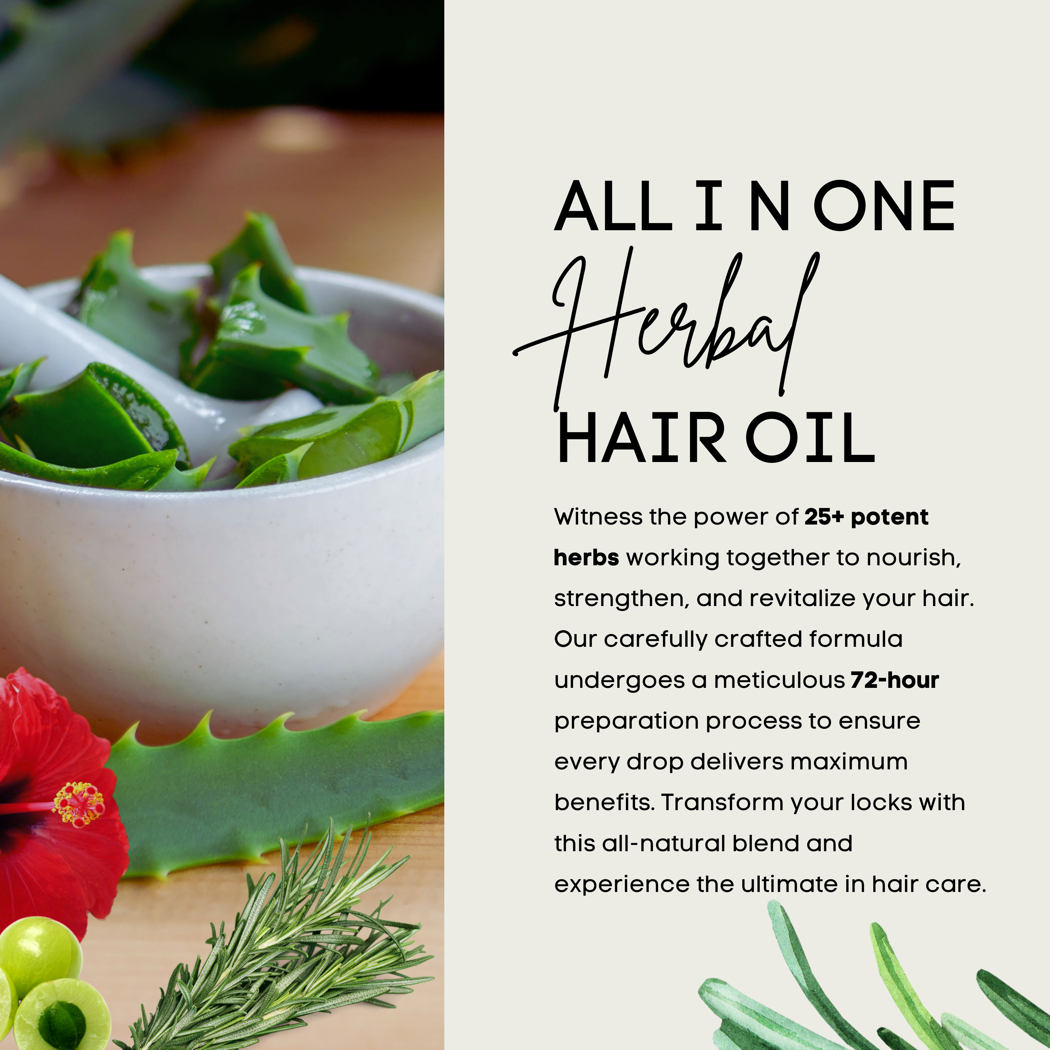 All in One Herbal Hair Oil