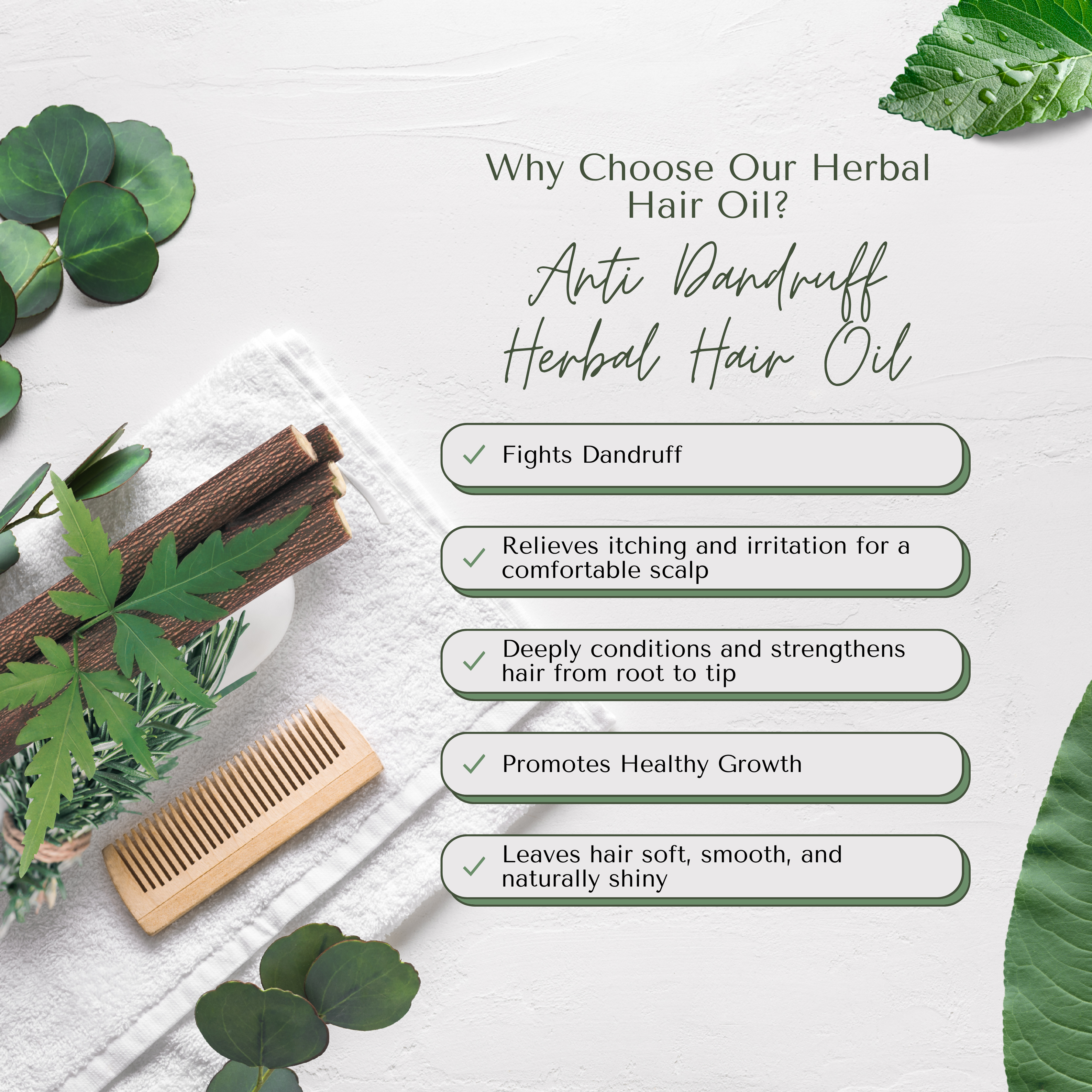 Anti Dandruff Herbal hair Oil