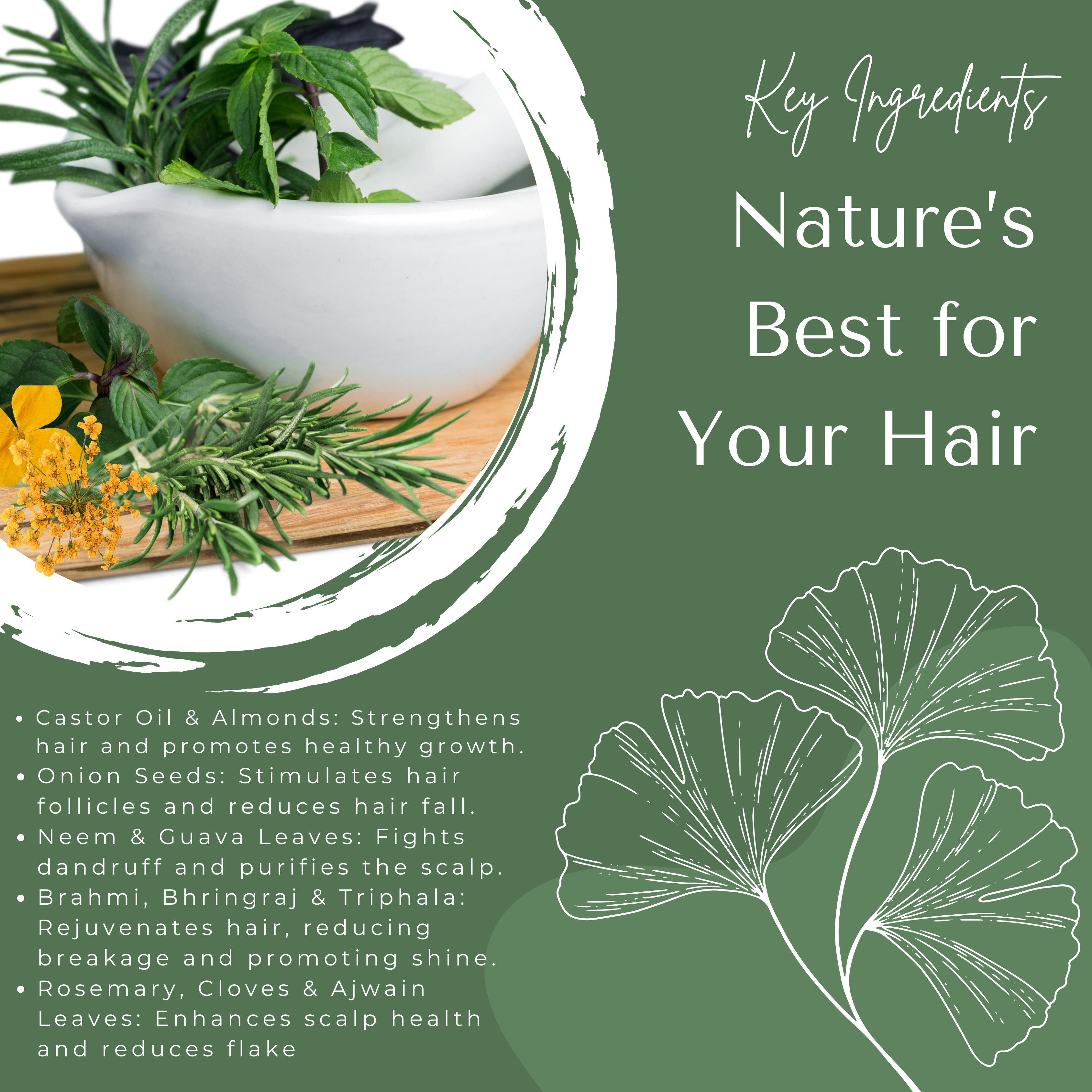 Anti Dandruff Herbal hair Oil