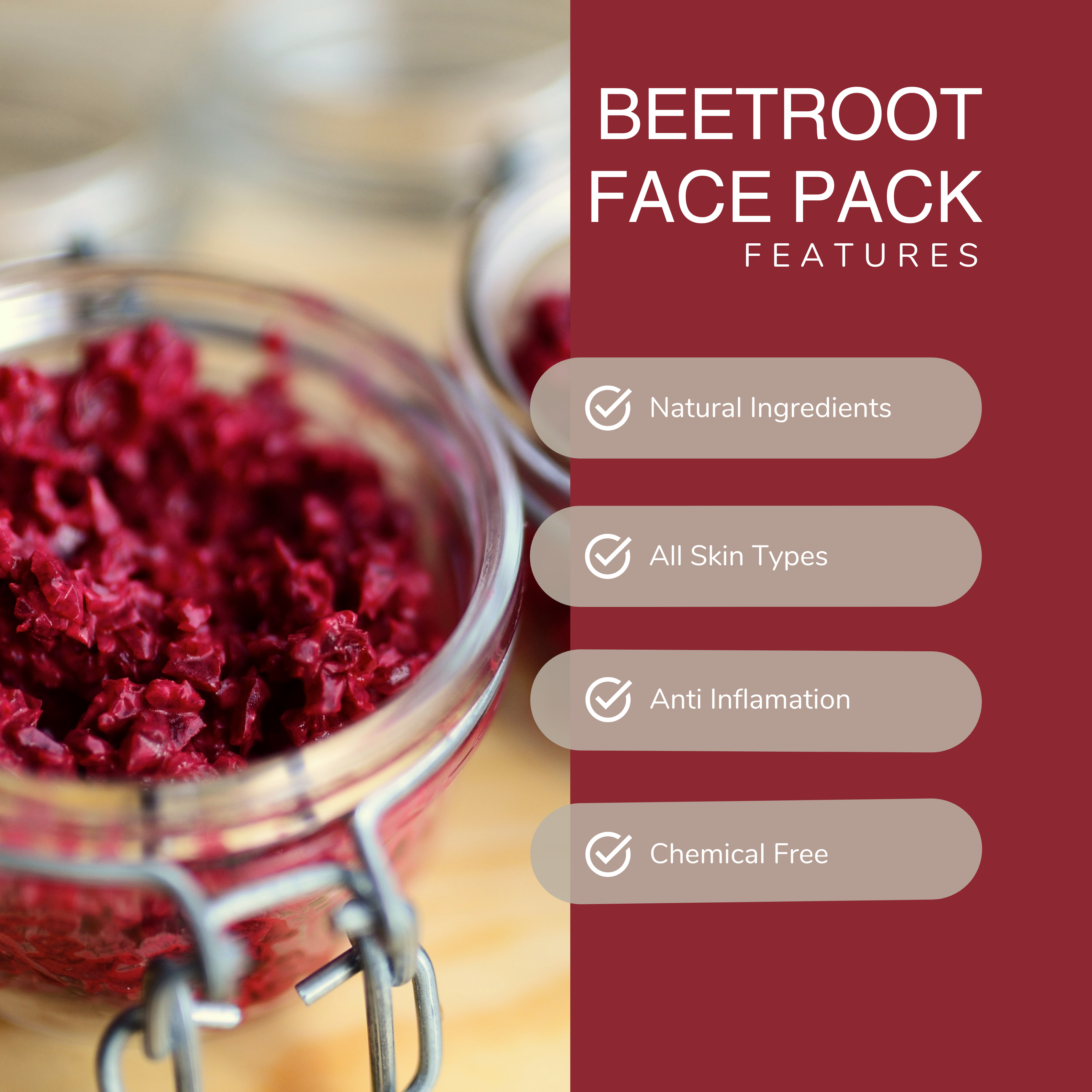 Beetroot Face Pack