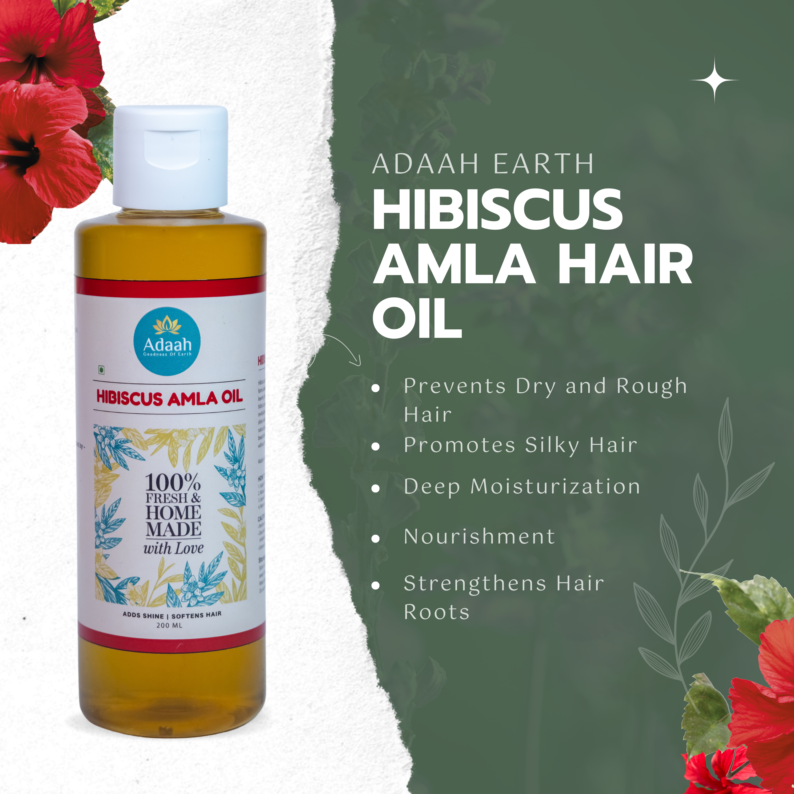 Hibiscus Amla Herbal Hair Oil